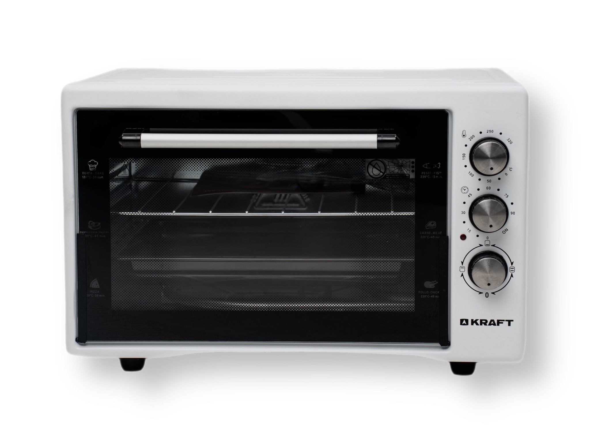 

Мини-печь KRAFT KF-MO 3200 W белый, KF-MO 3200 W
