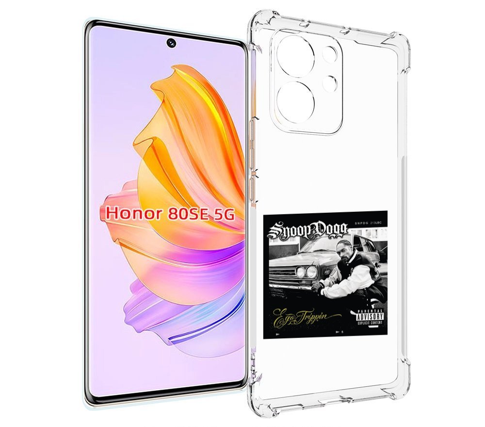 

Чехол MyPads Snoop Dogg EGO TRIPPIN’ для Honor 80 SE, Прозрачный, Tocco