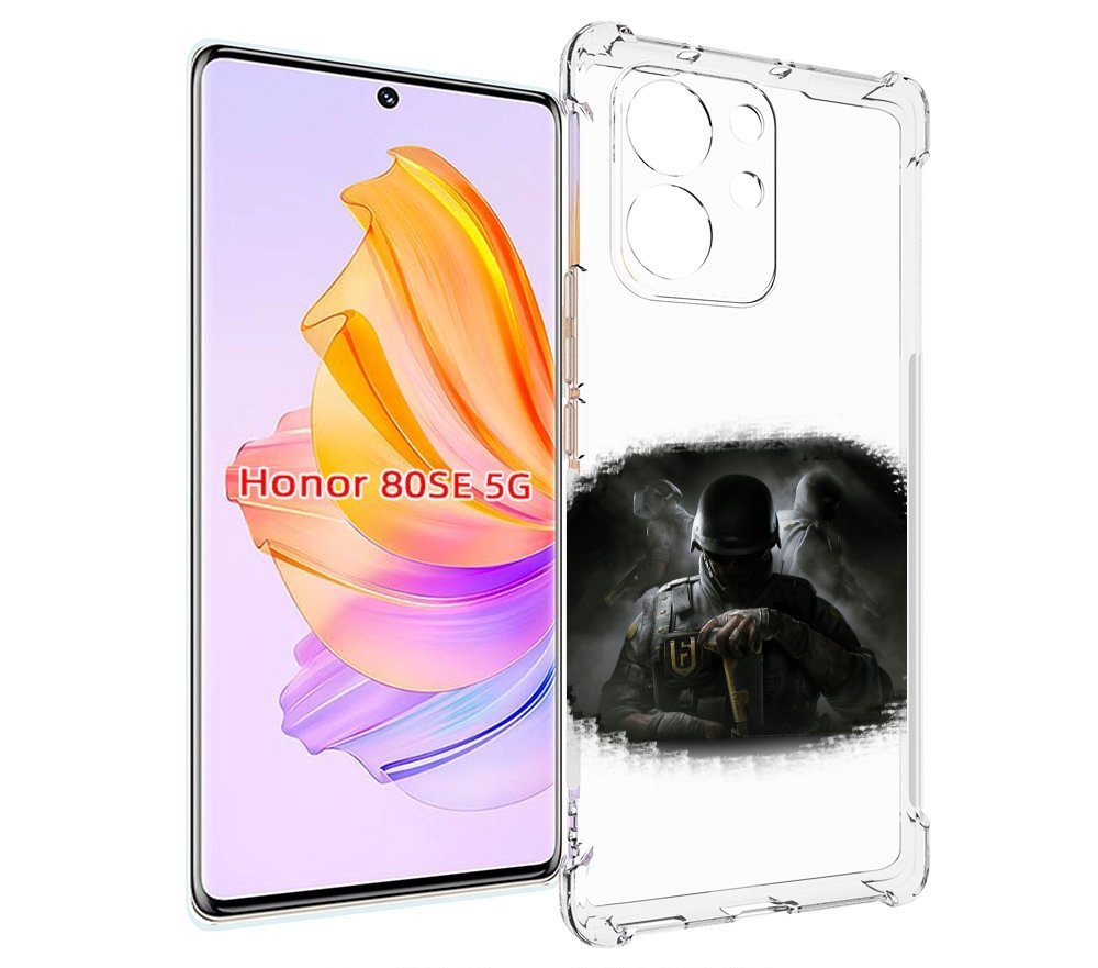

Чехол MyPads Rainbow Six Siege для Honor 80 SE, Прозрачный, Tocco