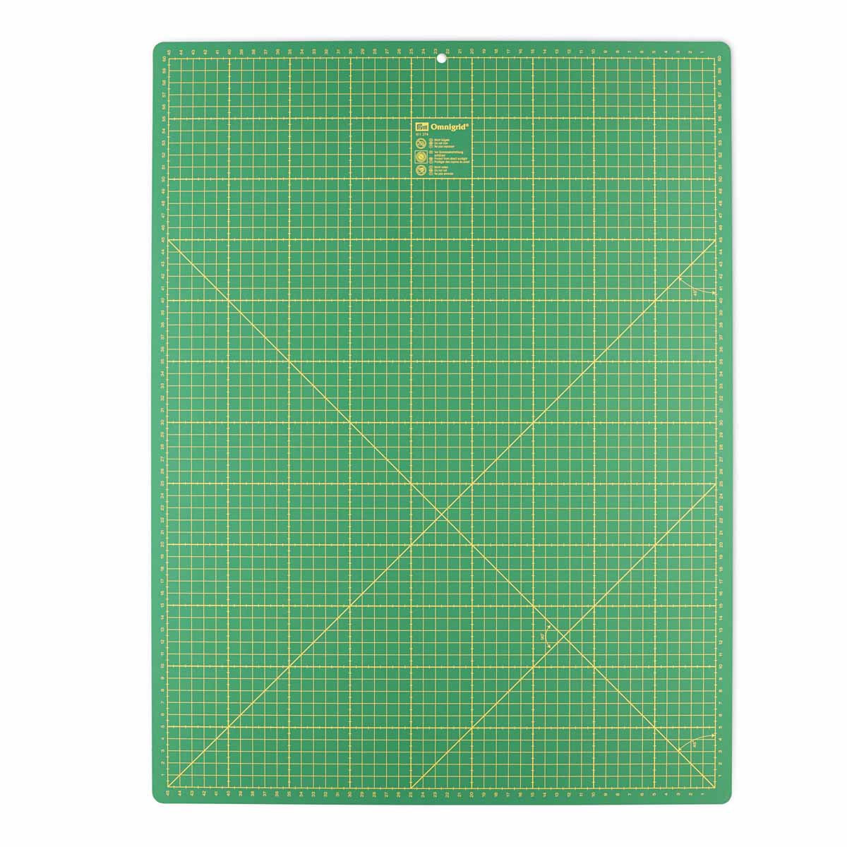 Коврик для резки с шкалой Prym 611374 45x60см зеленый