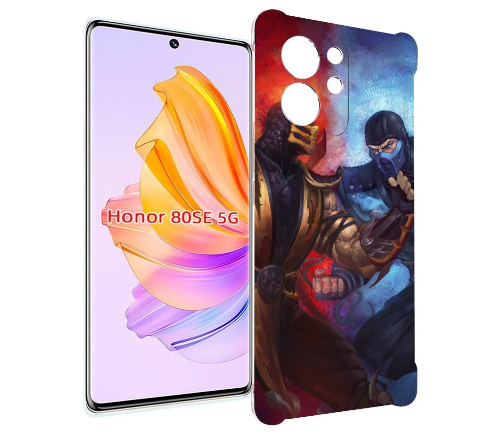 

Чехол MyPads Mortal Kombat art для Honor 80 SE, Прозрачный, Tocco