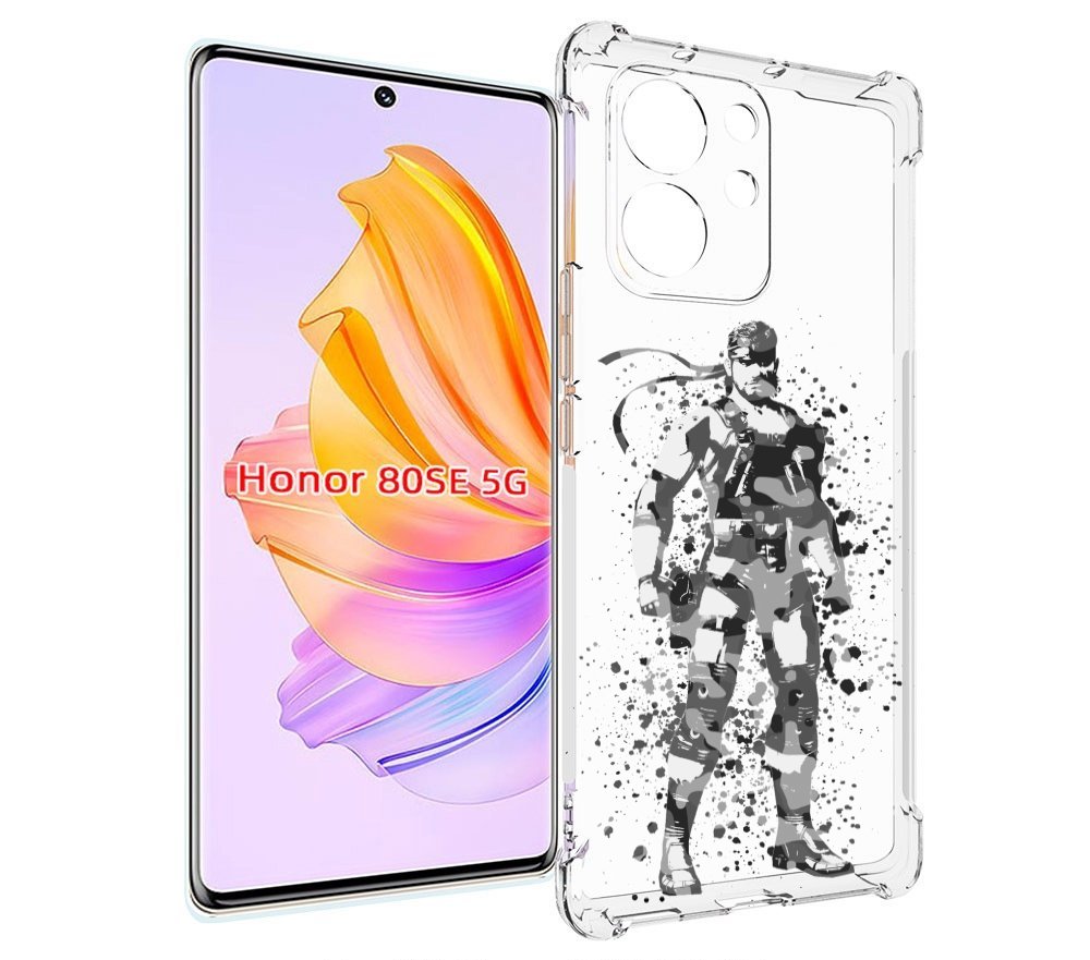

Чехол MyPads Metal Gear Solid Snakes для Honor 80 SE, Прозрачный, Tocco