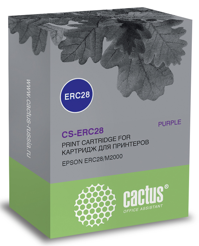 Картридж ленточный Cactus CS-ERC28 фиолетовый для Epson ERC28/M2000