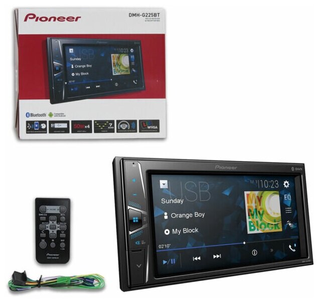 Автомагнитола Pioneer AVH-G225BT 2DIN 4x50Вт 30798₽