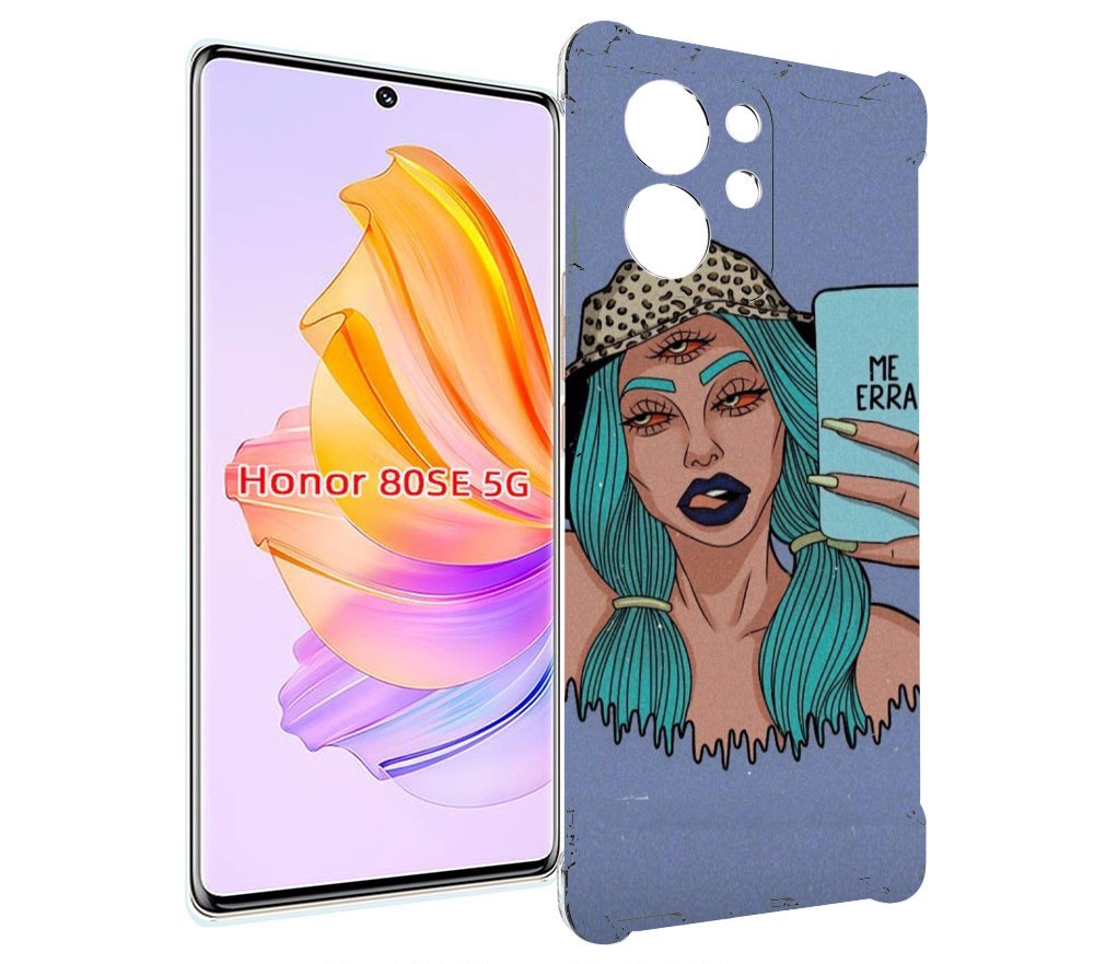 

Чехол MyPads ME Erra женский для Honor 80 SE, Прозрачный, Tocco