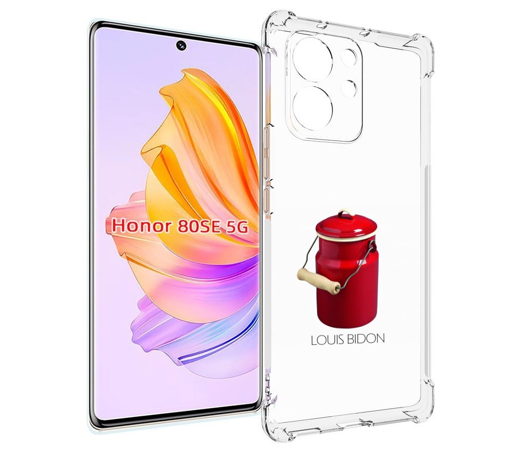 

Чехол MyPads Louis-bidon для Honor 80 SE, Прозрачный, Tocco