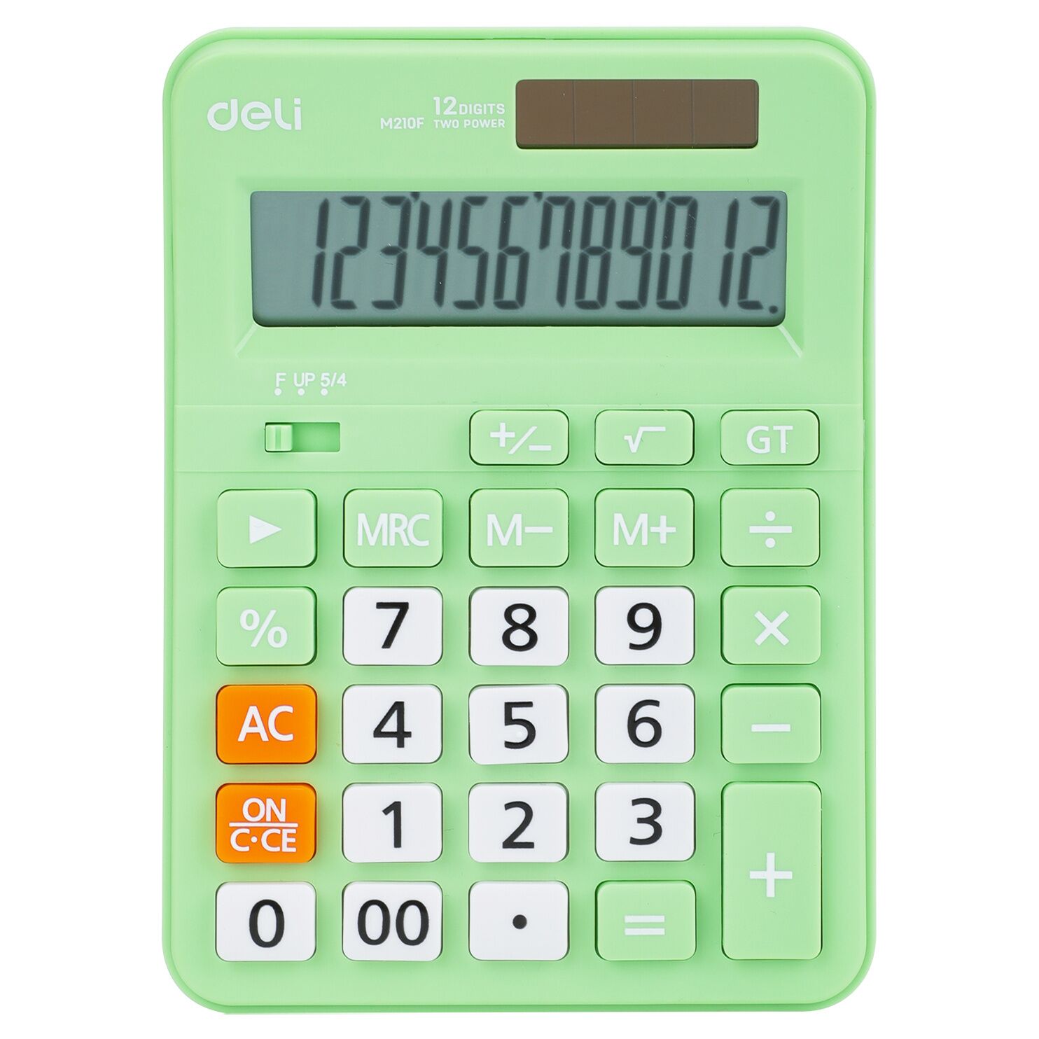 Калькулятор настольный Deli EM210FGREEN зеленый