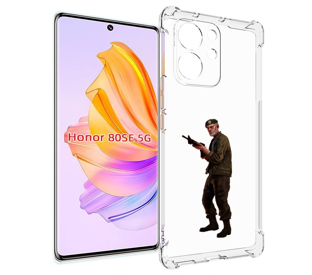 

Чехол MyPads Left-4-Dead-2 для Honor 80 SE, Прозрачный, Tocco