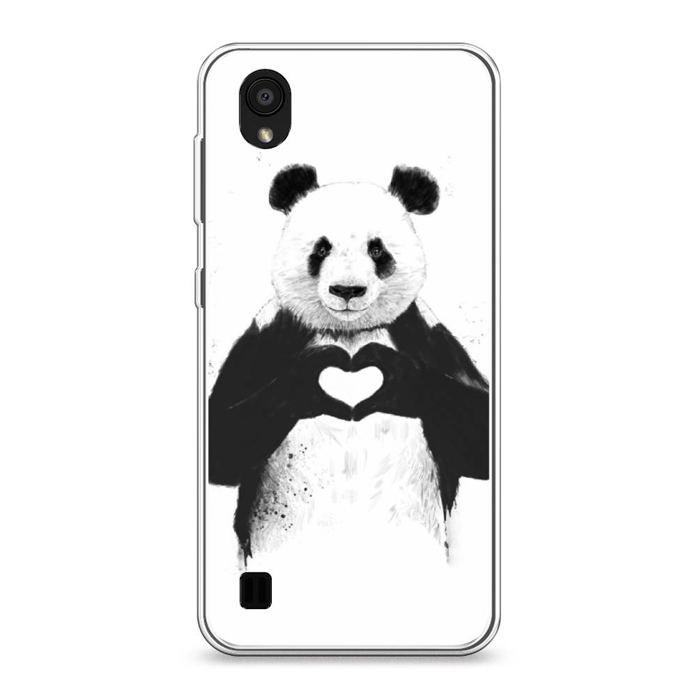 

Чехол Awog на ZTE Blade A5 (2019) / ЗТЕ Блэйд A5 (2019) "Панда love", Разноцветный, 133050-10