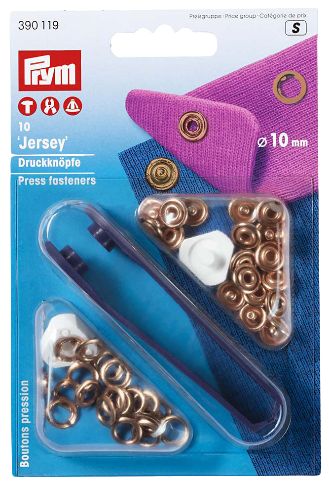 

Кнопка Prym 390119 Джерси, диаметр 10 мм, медный, 10 шт