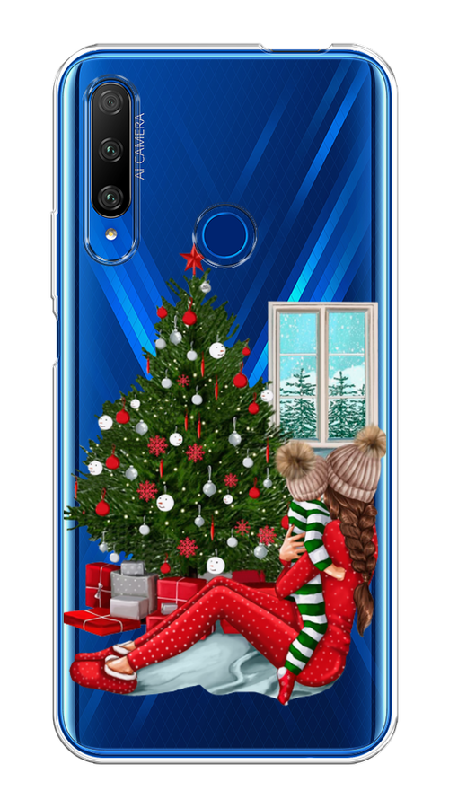 

Чехол на Huawei Honor 9X Premium "Новый год с мамой", Красный;зеленый;голубой, 610650-6
