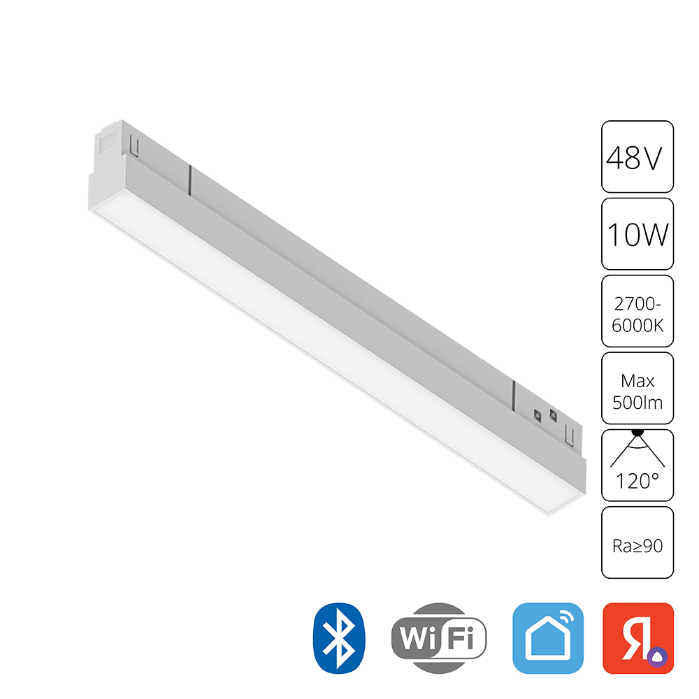 

Магнитный трековый светильник Arte Lamp LINEA A4692PL-1WH, LINEA