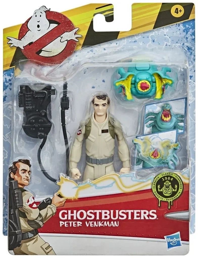Фигурка Hasbro Ghostbusters Охотник с привидением Питер Венкман, 15 см зелёный
