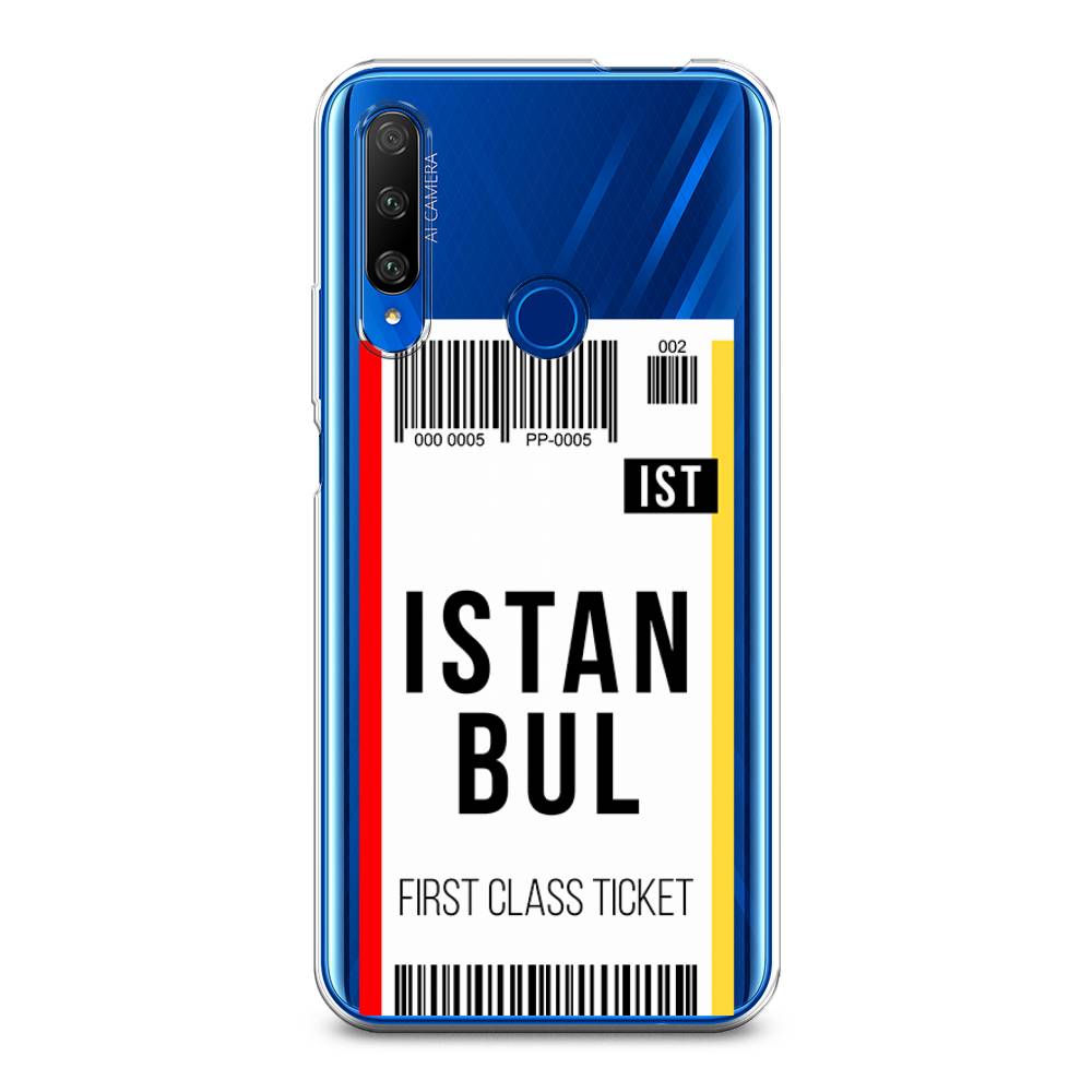 

Чехол на Huawei Honor 9X Premium "Билет в Стамбул", Белый;черный;красный, 610650-6