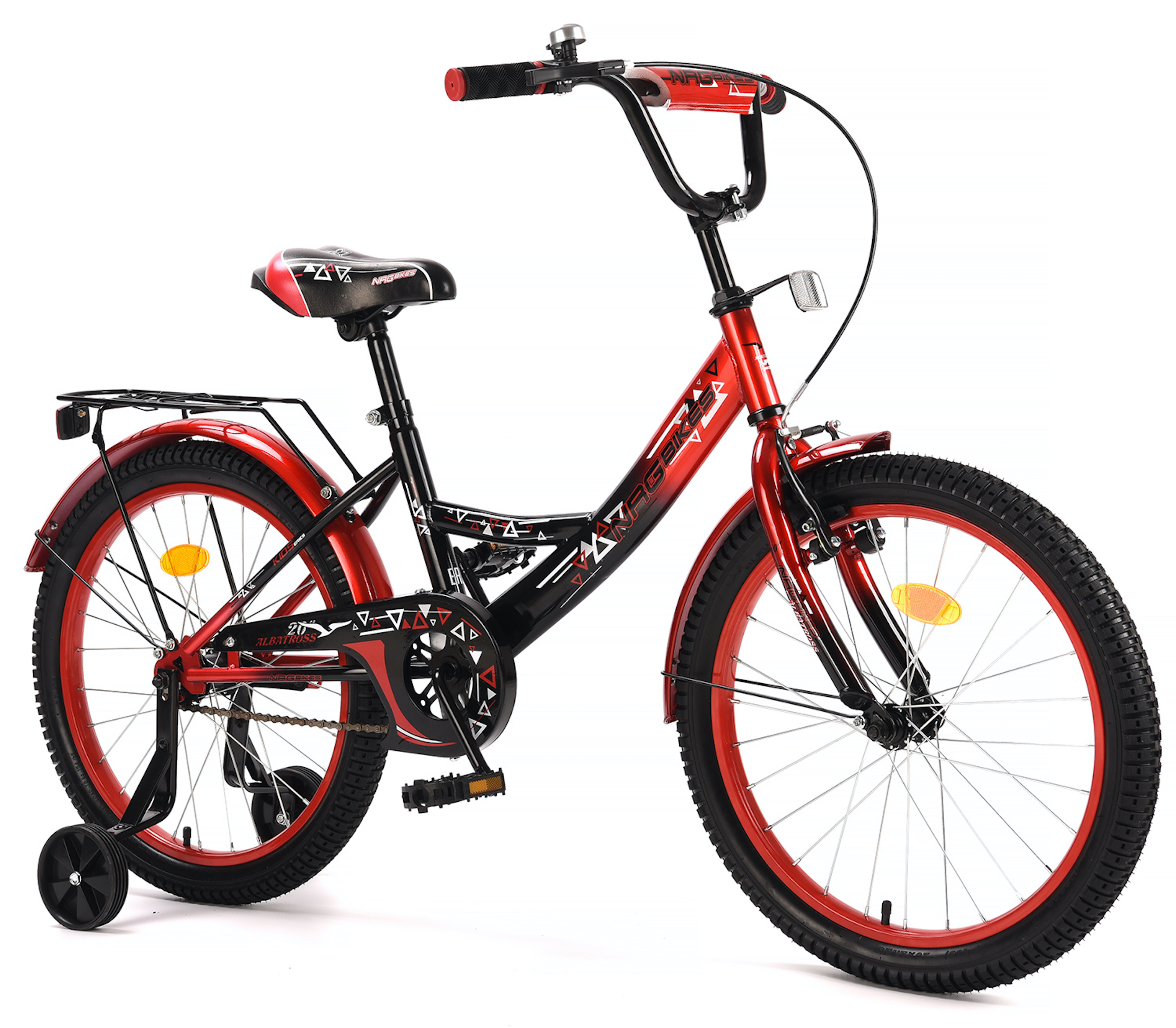 фото Велосипед nrg bikes albatross 20" black/red ут000012782