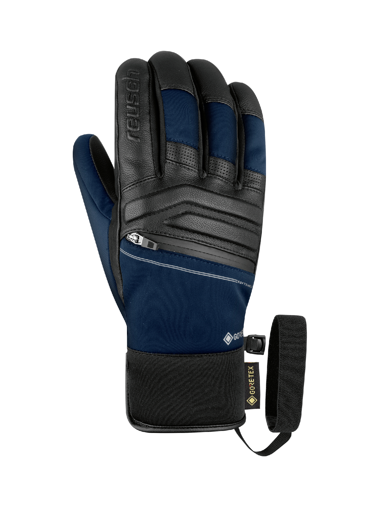 

Перчатки Горнолыжные Reusch Mercury Gtx Black/Night Sky (Inch (Дюйм):10), Синий;черный, Mercury GTX