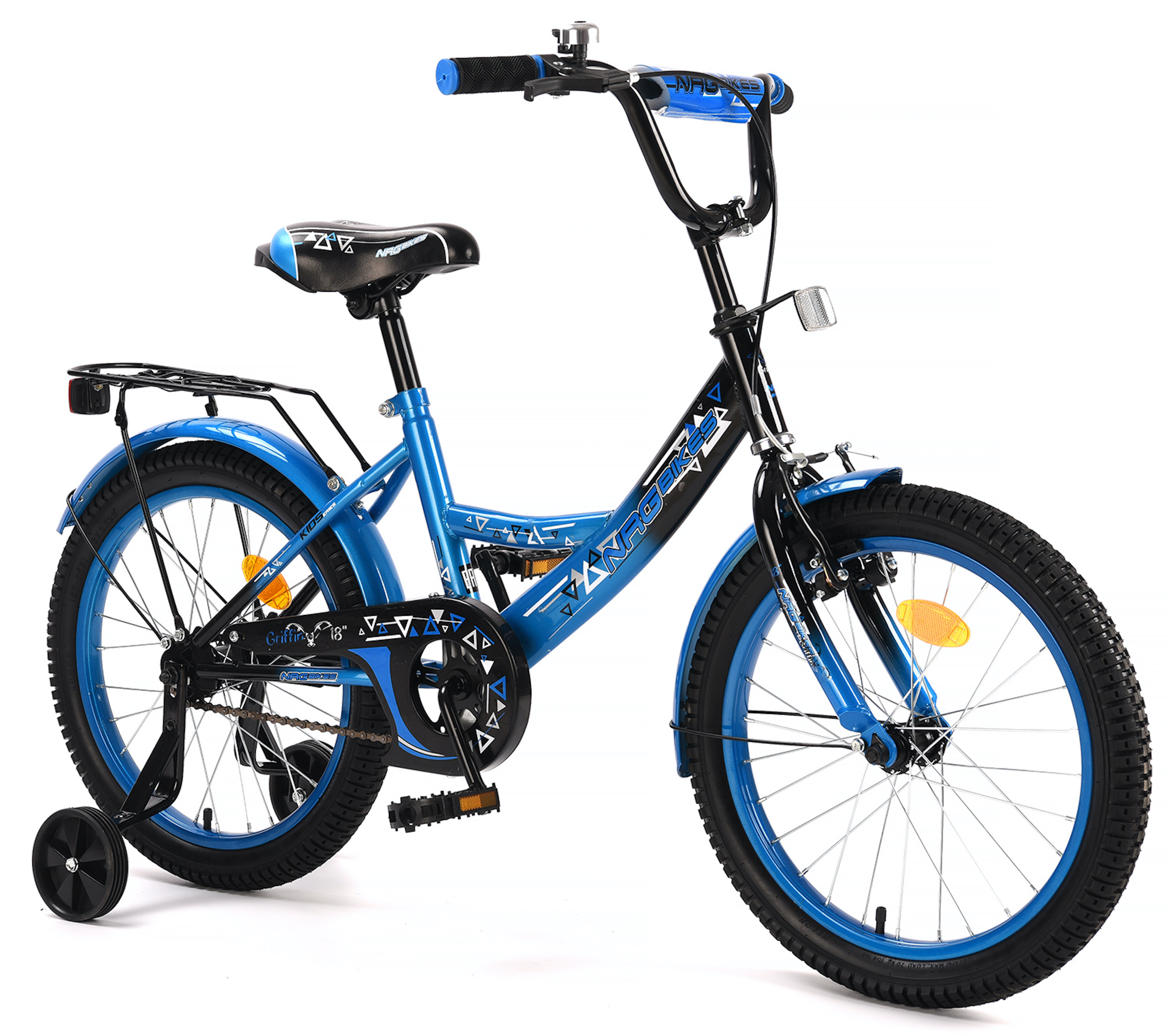 фото Велосипед nrg bikes griffin 18" blue/black ут000012780