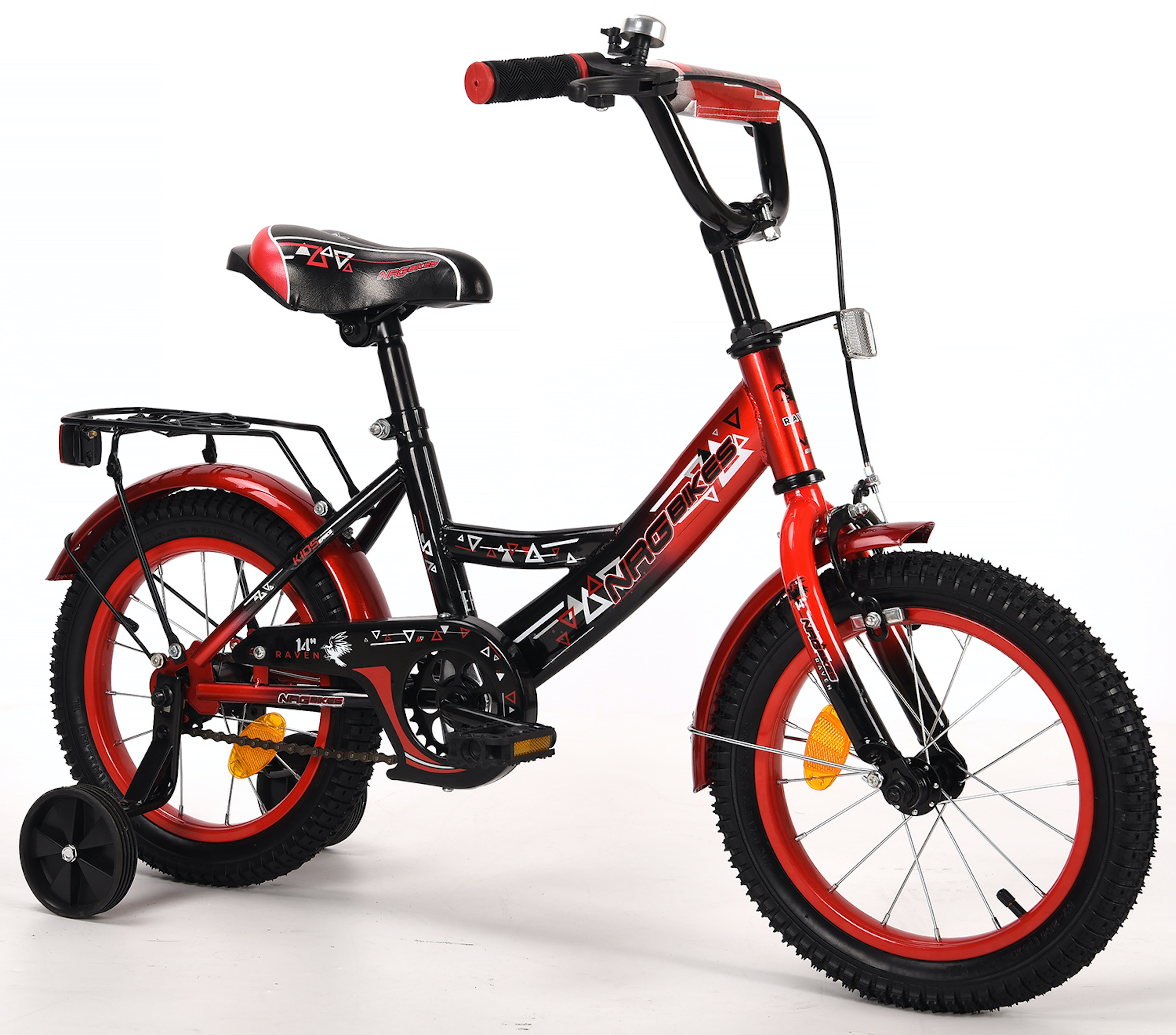 фото Велосипед nrg bikes ravon 14" black/red ут000012776