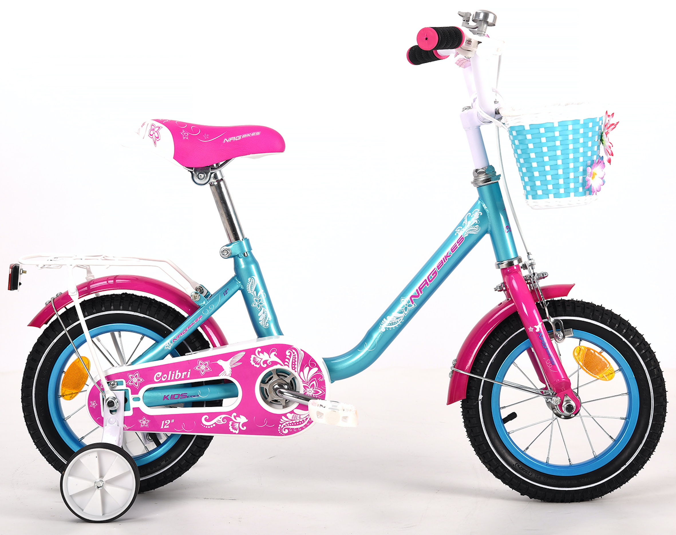 

Велосипед NRG Bikes Colibri 12" Mint/Pink УТ000012765, COLIBRI