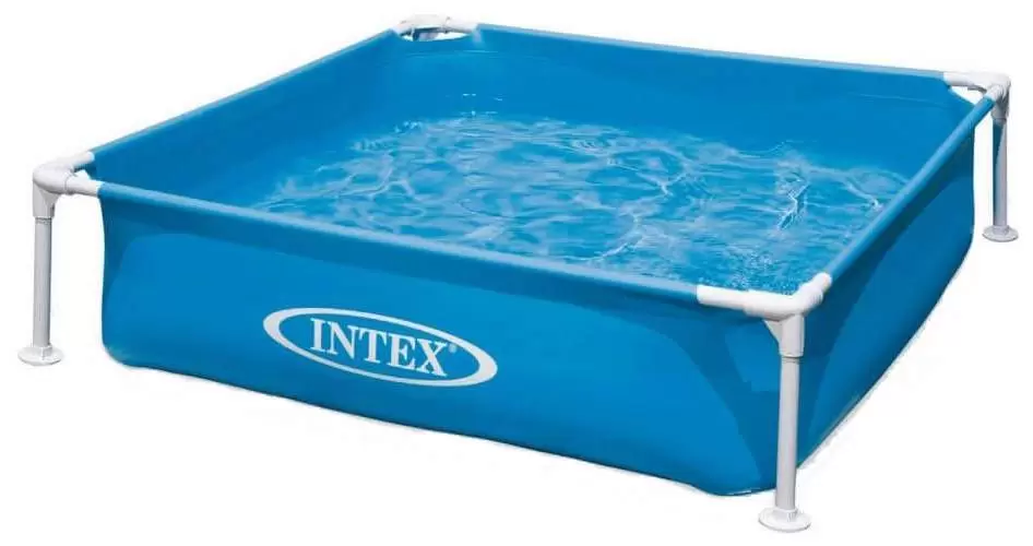 

Детский каркасный бассейн Intex Mini Frame Pool 57173 122х122х30см голубой, 57173