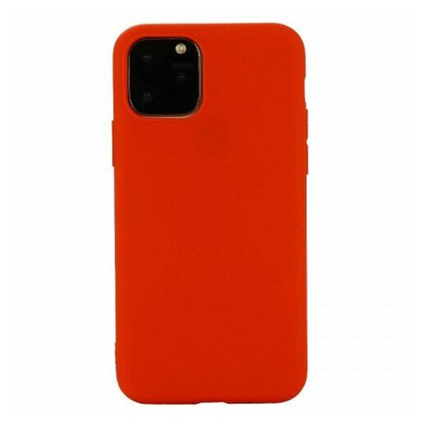 фото Чехол для iphone 11 pro max ярко-красный matte tpu nobrand