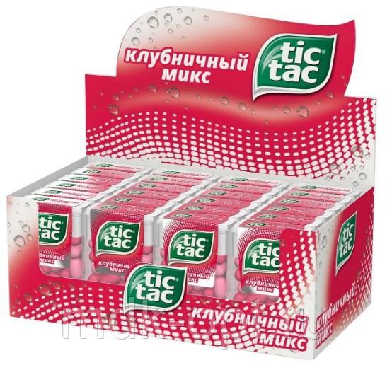 Драже Tic Tac клубничный микс 16 г- блок 12 штук