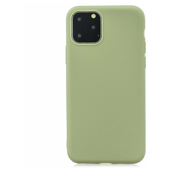 фото Чехол для iphone 11 pro max оливковый matte tpu nobrand