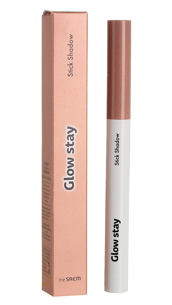 Тени для век The Saem glow stay stick shadow br01 mocha bebe, 1,1 г корректор карандаш для лица pastel cover stick 04 4 5 г