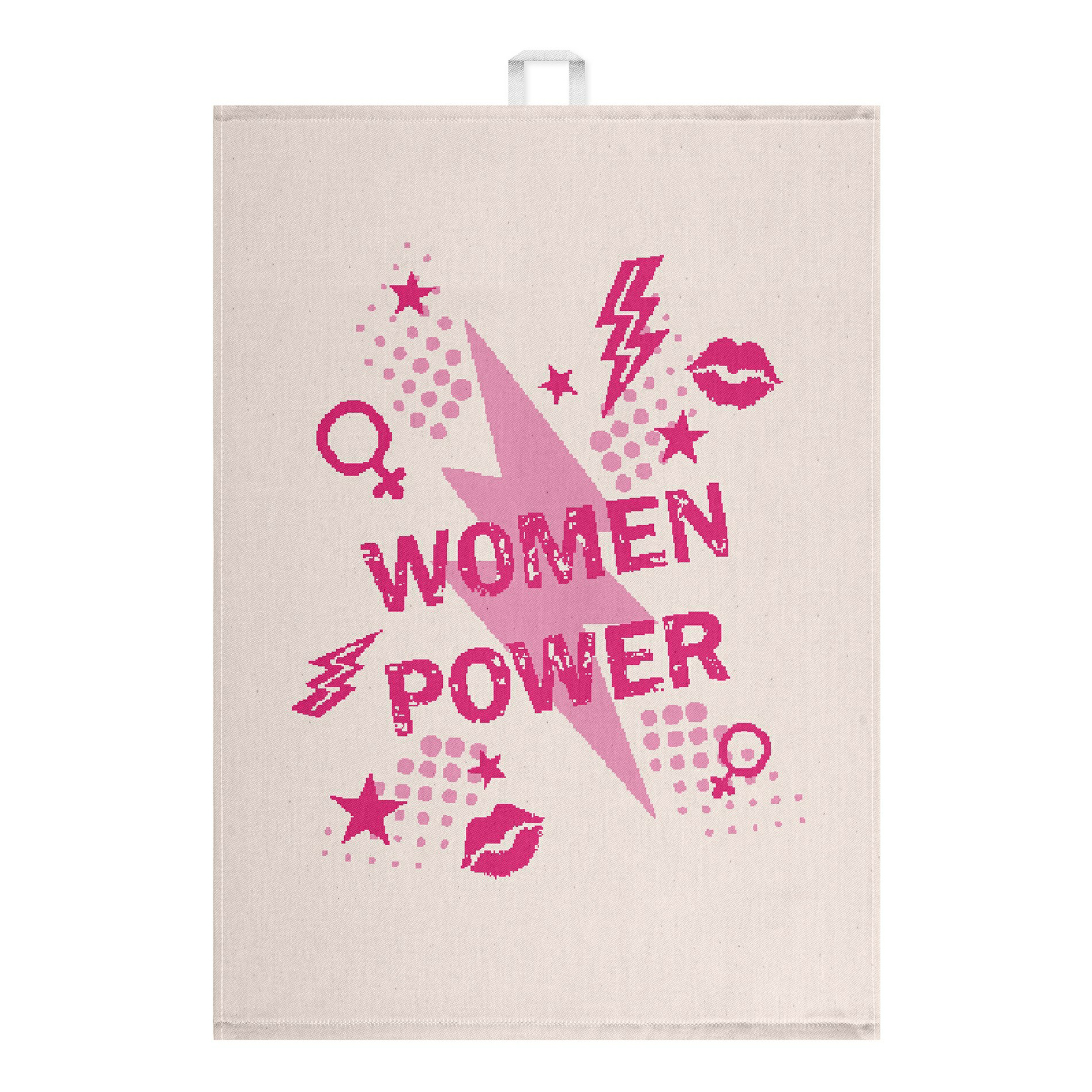 фото Полотенце cleanelly basic women power кухонное 50x70 см хлопок