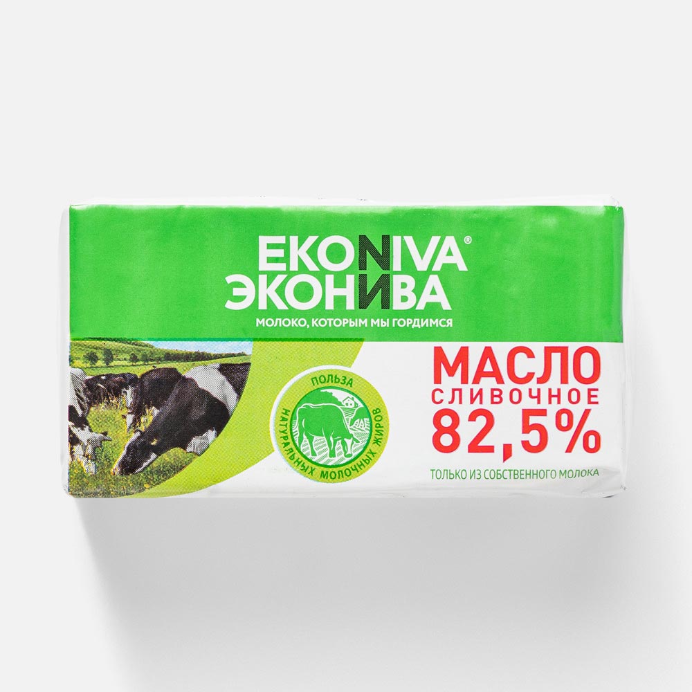 Масло сливочное ЭкоНива 82,5%, 180 г