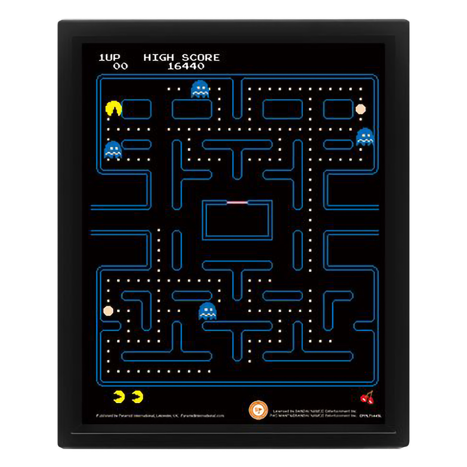 Светильник картина OH MY GEEK 3D Pac-Man EPPL71445, 25 см