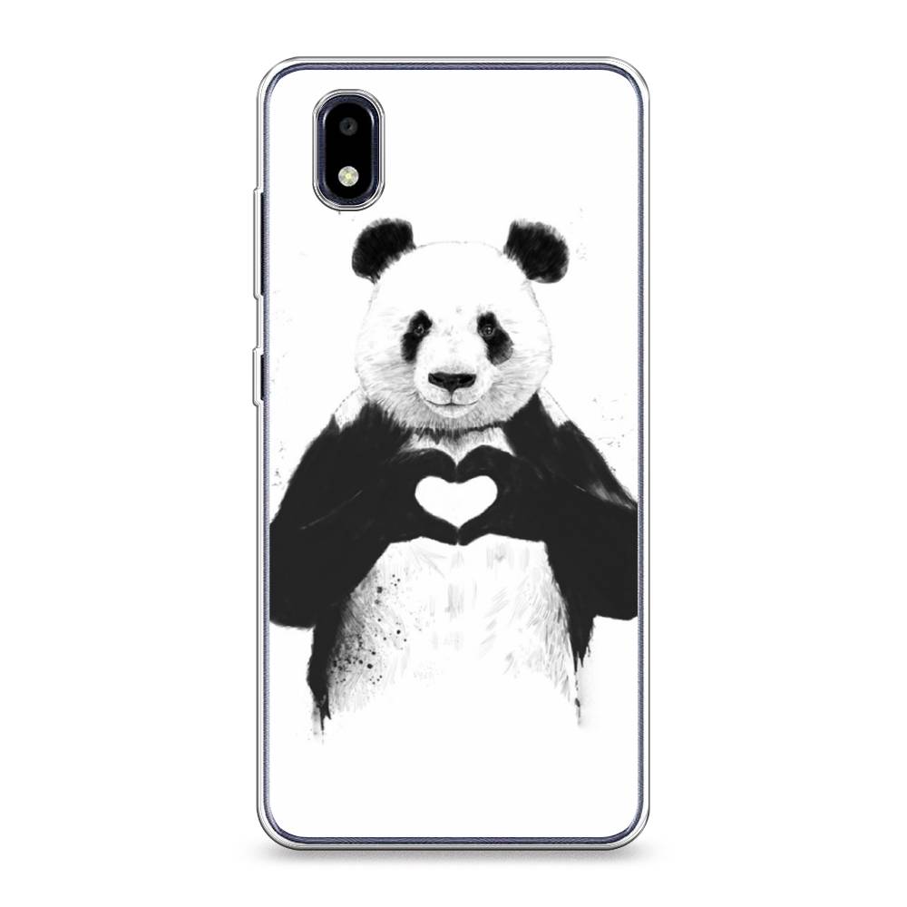 

Чехол Awog на ZTE Blade A3 (2020) / ЗТЕ Блэйд A3 (2020) "Панда love", Разноцветный, 133650-10