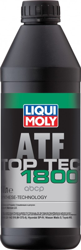 фото Масло трансмиссионное hc-синтетическое top tec atf 1800 1л liqui moly арт. 2381