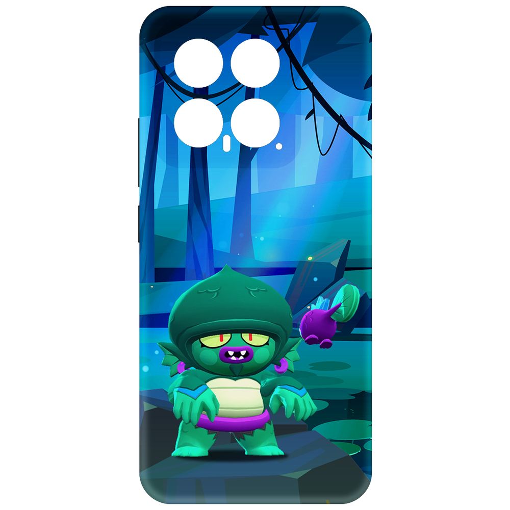 

Чехол-накладка Krutoff Soft Case Brawl Stars - Болотный Джин для Xiaomi 14 черный