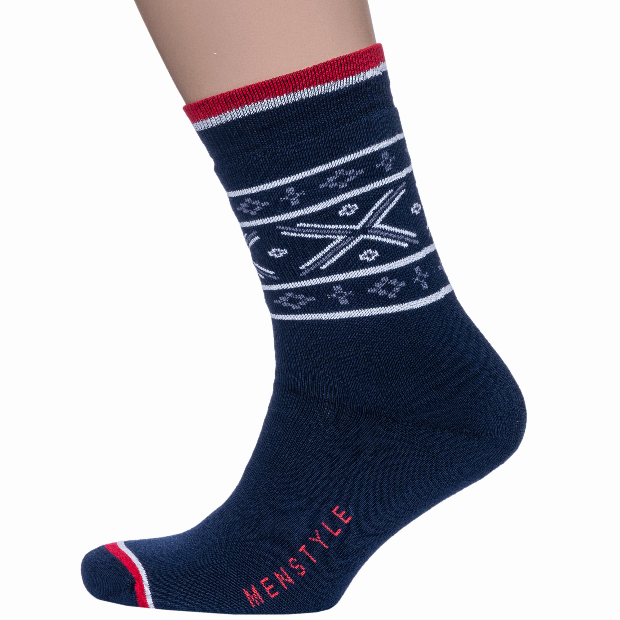 

Носки мужские Para Socks XZ-3R4 синие 27, Синий, XZ-3R4