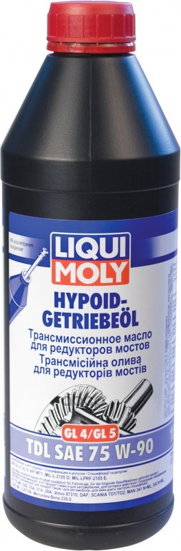 фото Масло трансмиссионное hypoid-getriebeoil tdl (gl-4 liqui moly арт. 3945