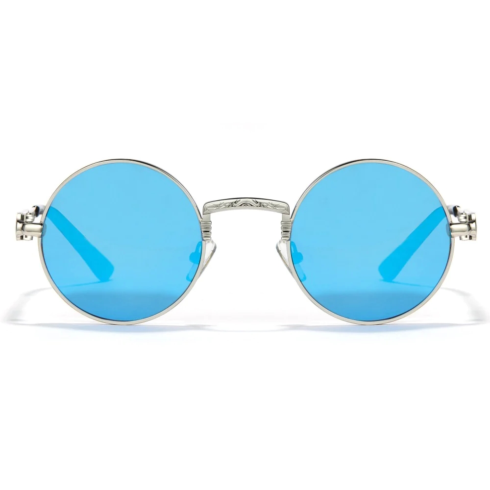 Солнцезащитные очки унисекс Cyxus Polarized Sunglasses 1940 голубые