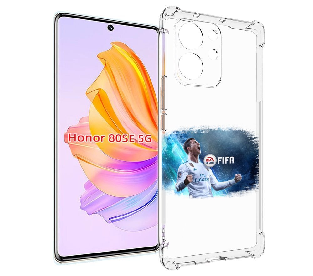 

Чехол MyPads FiFA логотип для Honor 80 SE, Прозрачный, Tocco