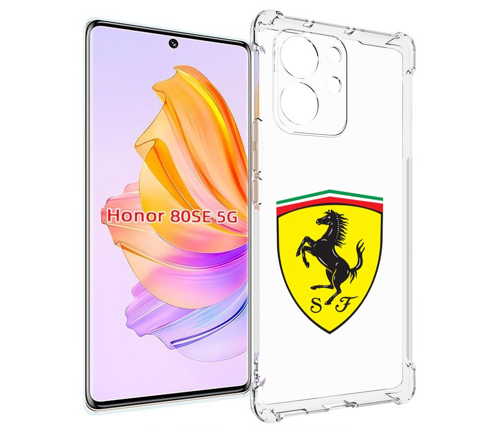 

Чехол MyPads Ferrari-3 мужской для Honor 80 SE, Прозрачный, Tocco