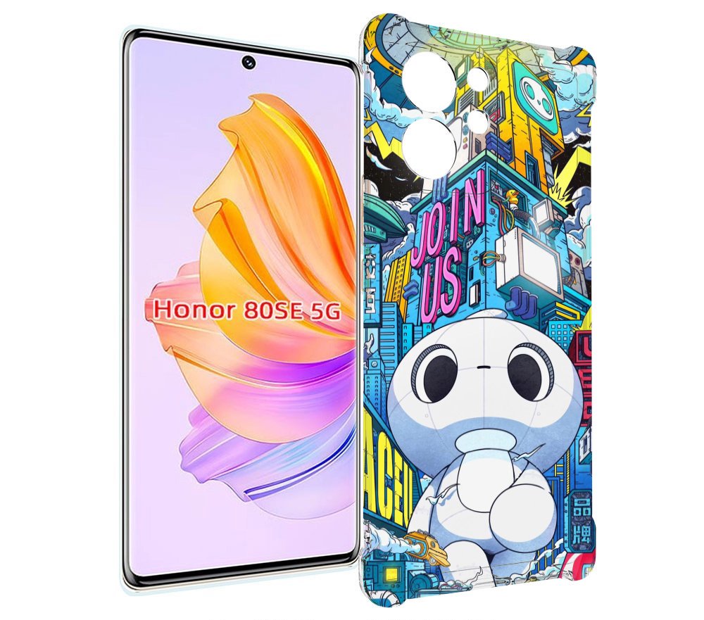 

Чехол MyPads FaceU для Honor 80 SE, Прозрачный, Tocco