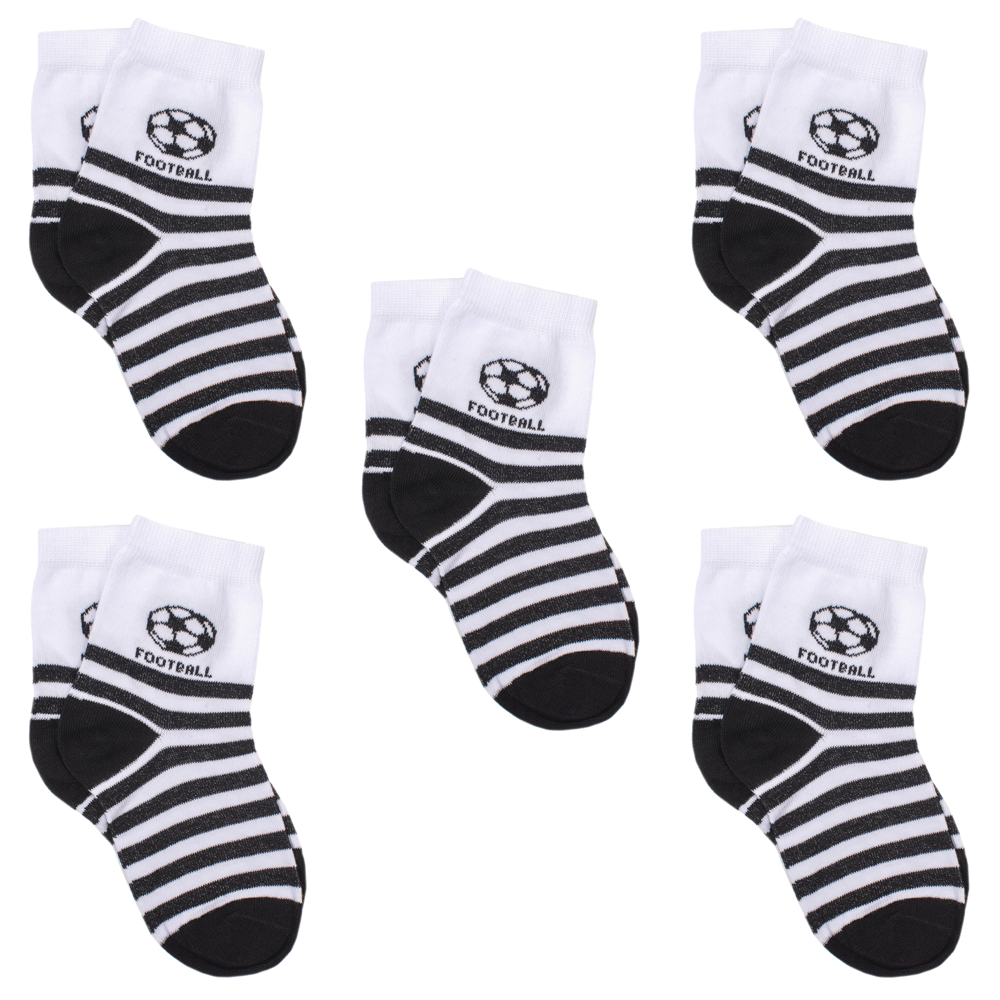 

Носки детские Rusocks 5-Д-86 цв. белый; черный р. 14-16, 5-Д-86