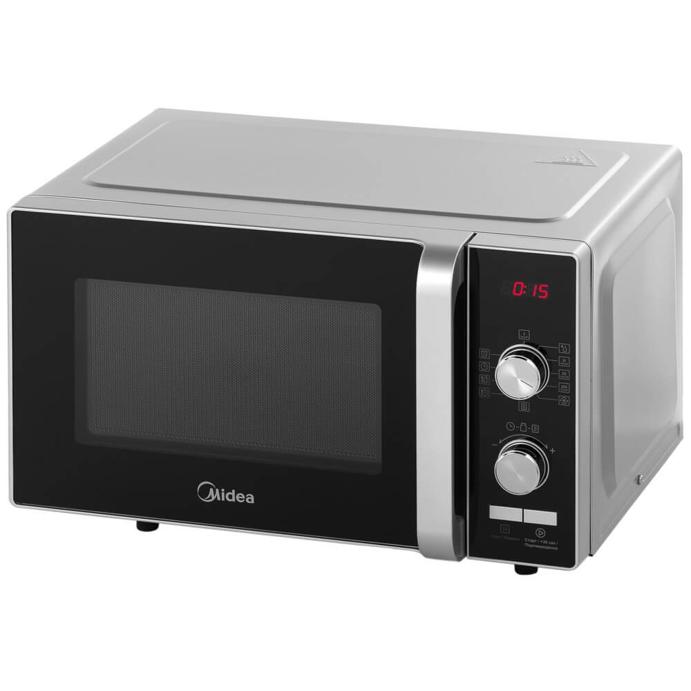 

Микроволновая печь соло Midea AM720KFR-BS, Серебристый, AM720KFR-BS