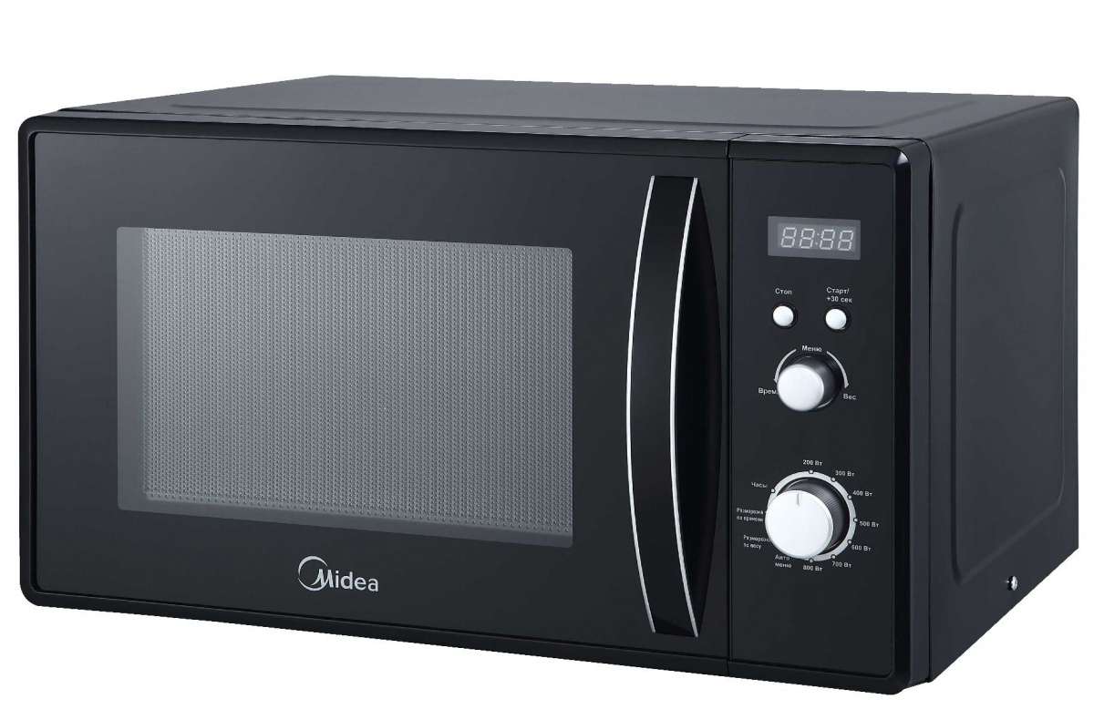 

Микроволновая печь соло Midea AM823AM9-B, Черный;серебристый, AM823AM9-B