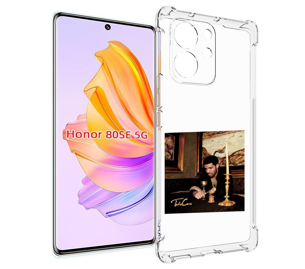 

Чехол MyPads Drake - Take Care для Honor 80 SE, Прозрачный, Tocco