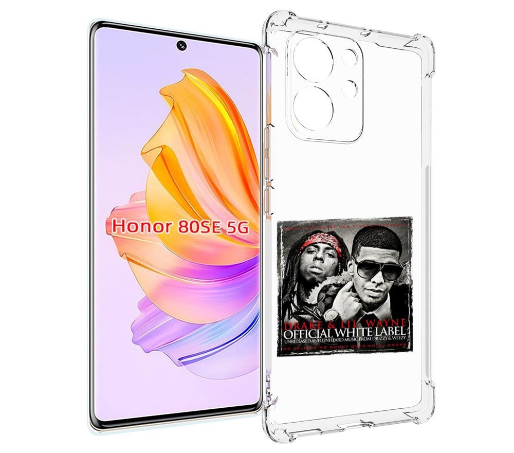 

Чехол MyPads Drake - Official White Label для Honor 80 SE, Прозрачный, Tocco