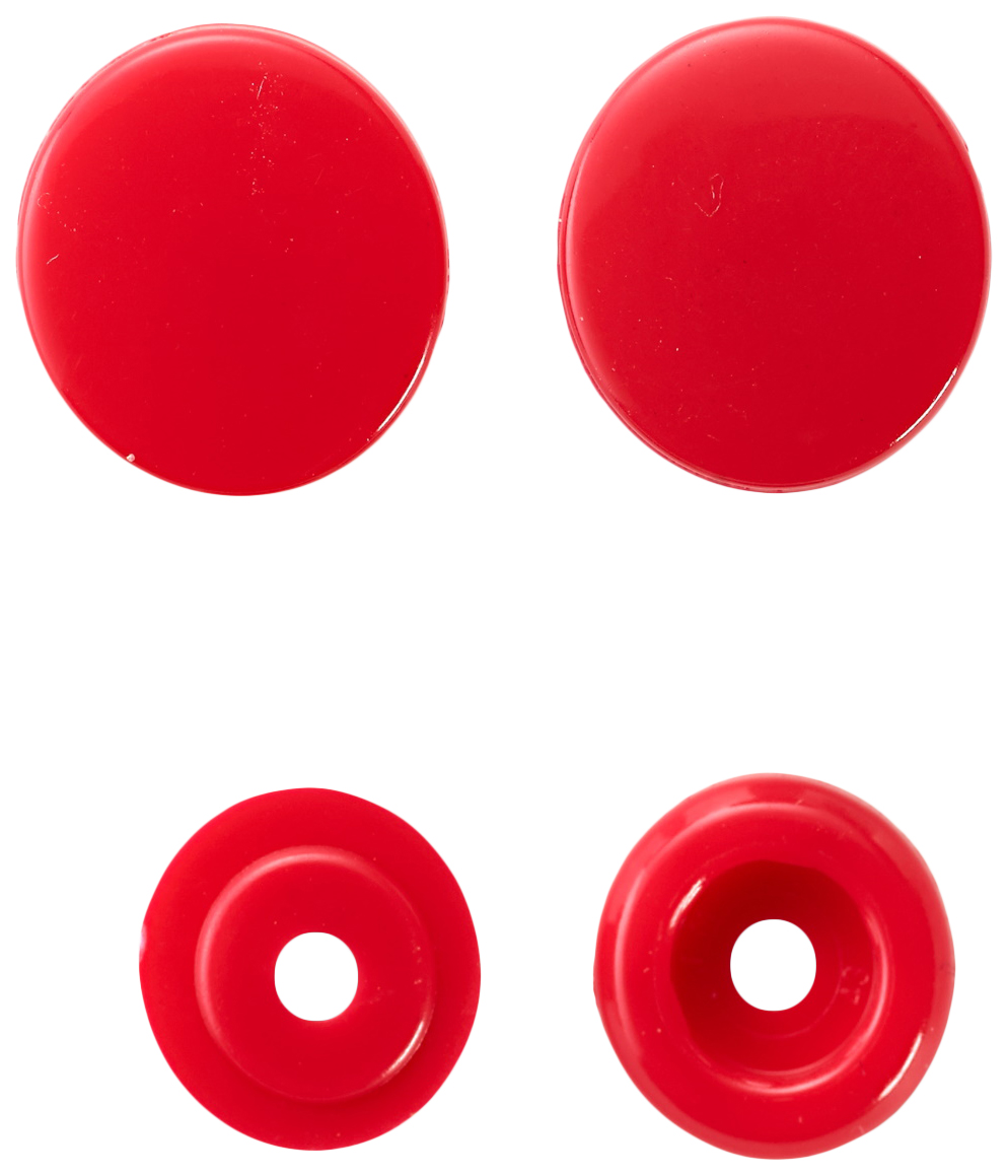 Кнопка Prym 393138 Color Snaps, диаметр 12,4 мм, красный, 30 шт