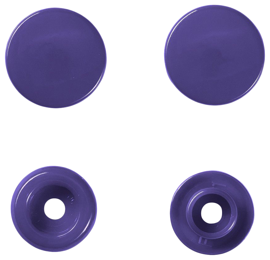 Кнопка Prym 393135 Color Snaps, диаметр 12,4 мм, фиолетовый, 30 шт