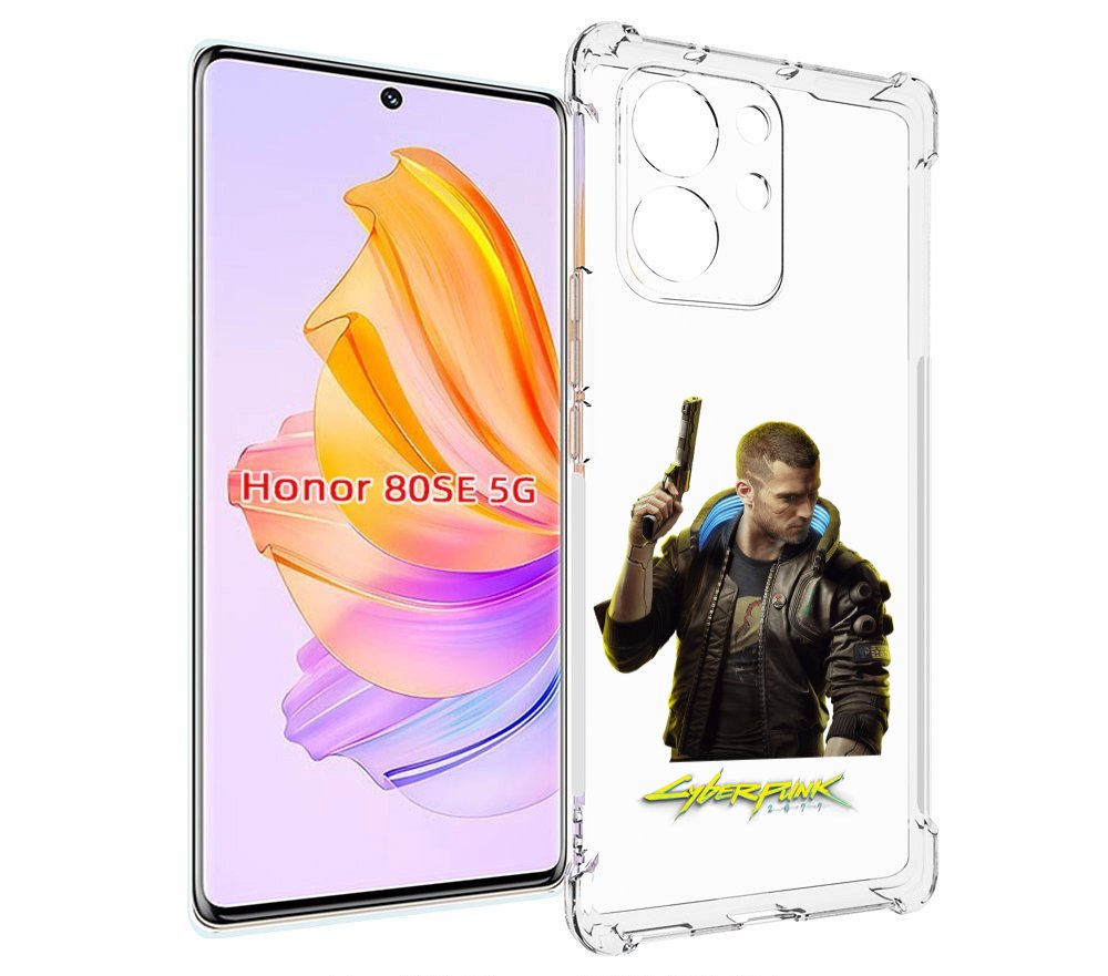 

Чехол MyPads Cyberpunk-2077 для Honor 80 SE, Прозрачный, Tocco