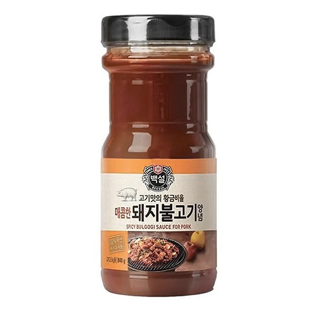 Острый соус бульгоги для свинины Beksul Spicy bulgogi sauce for pork 840 г