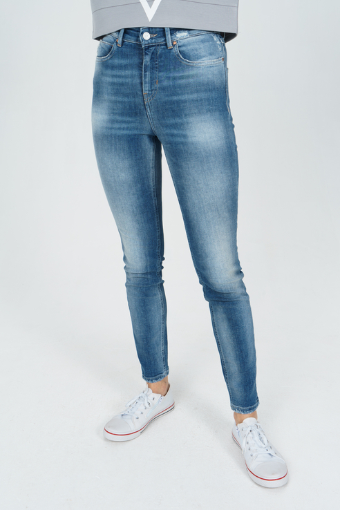 фото Джинсы женские guess w1ga46d46aaflo1 голубые 29